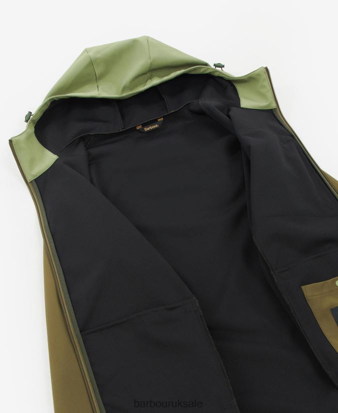 Mercian Shell & Fleece Jacket Barbour Men R08LB61135 Clothing Classic Black