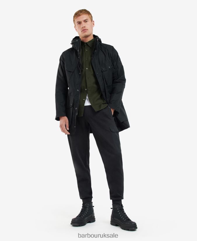 Deal Casual Parka Coat Barbour Men R08LB6176 Clothing Classic Black