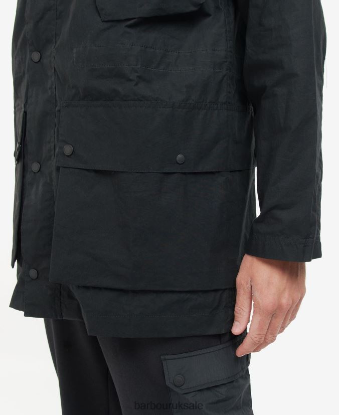 Deal Casual Parka Coat Barbour Men R08LB6176 Clothing Classic Black