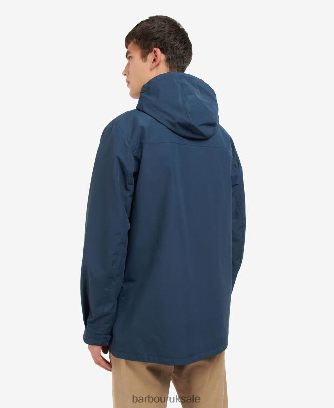 Summer City Waterproof Parka Jacket Barbour Men R08LB6171 Clothing Classic Navy
