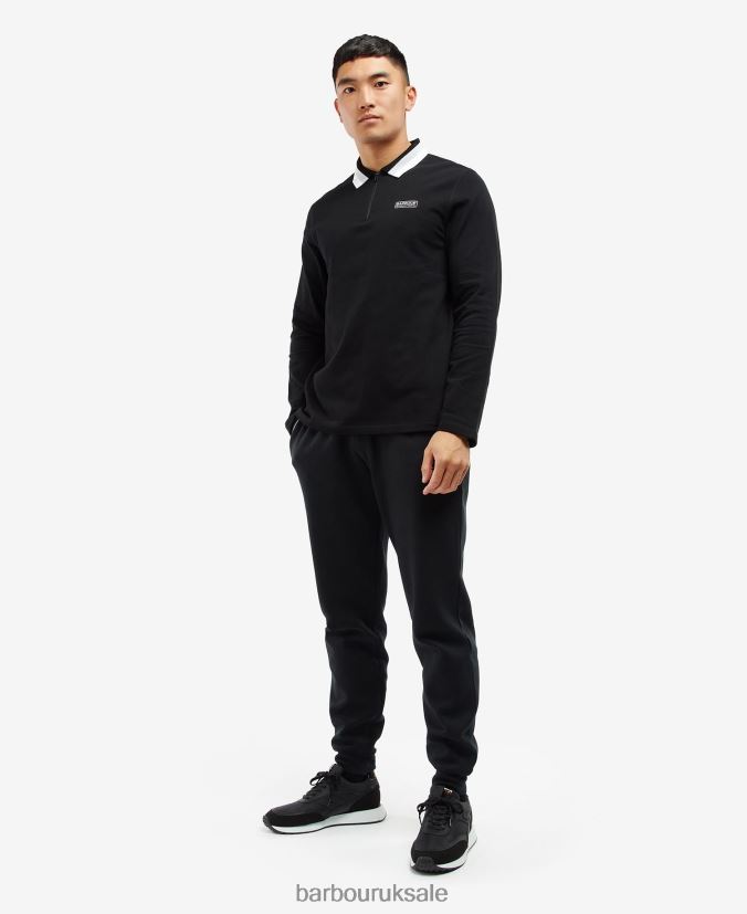 Adisham Long Sleeve Polo Shirt Barbour Men R08LB6681 Clothing White