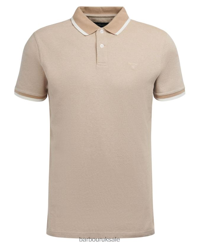 Barnard Polo Shirt Barbour Men R08LB6574 Clothing Cornstalk