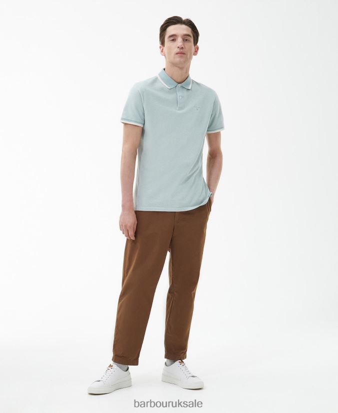 Barnard Polo Shirt Barbour Men R08LB6644 Clothing Cornstalk
