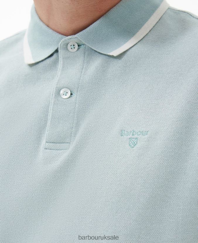 Barnard Polo Shirt Barbour Men R08LB6644 Clothing Cornstalk