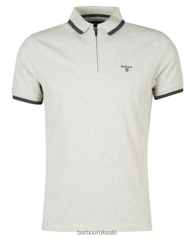 Beaumont Zip Polo Shirt Barbour Men R08LB6727 Clothing Classic Navy