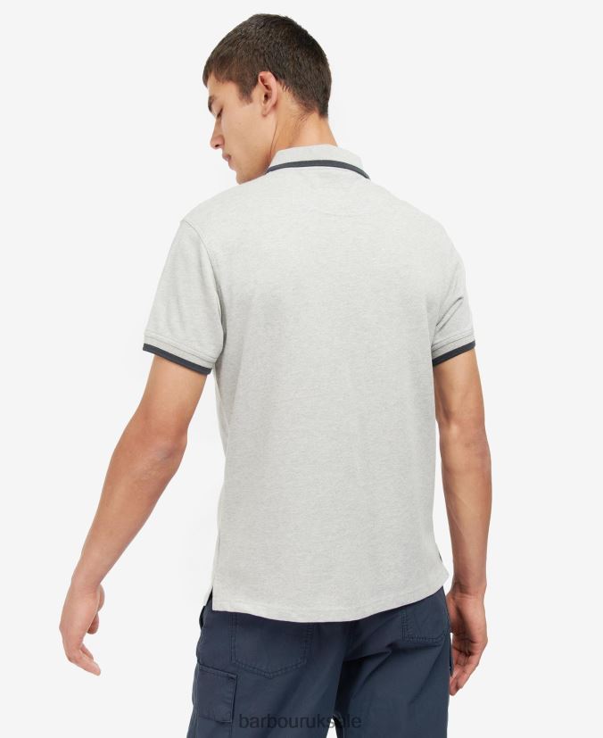 Beaumont Zip Polo Shirt Barbour Men R08LB6727 Clothing Classic Navy