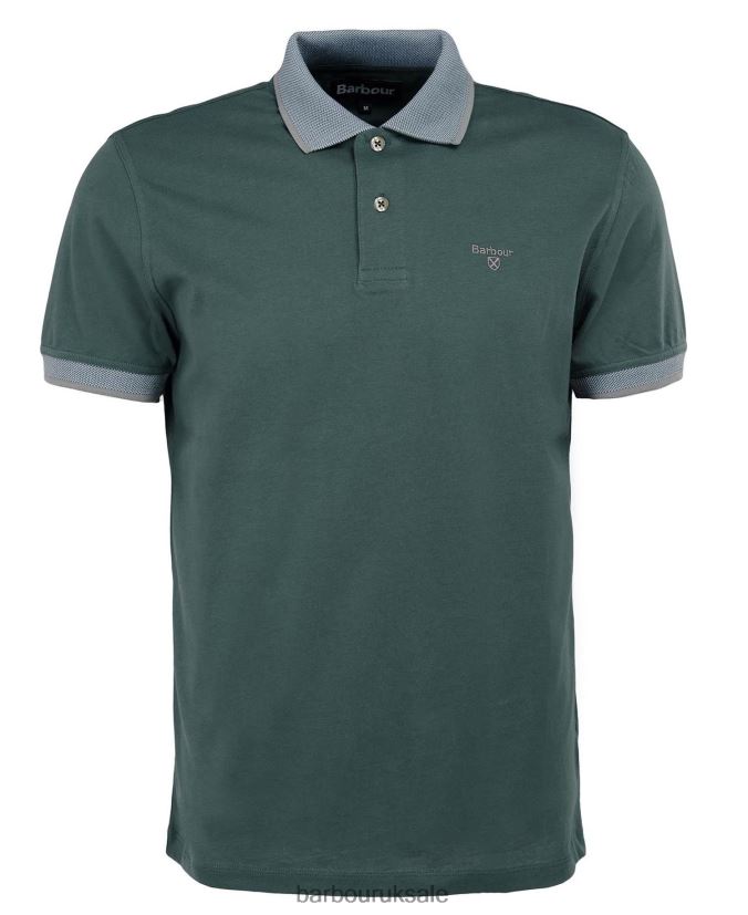 Cornsay Polo Shirt Barbour Men R08LB6562 Clothing Green Gables