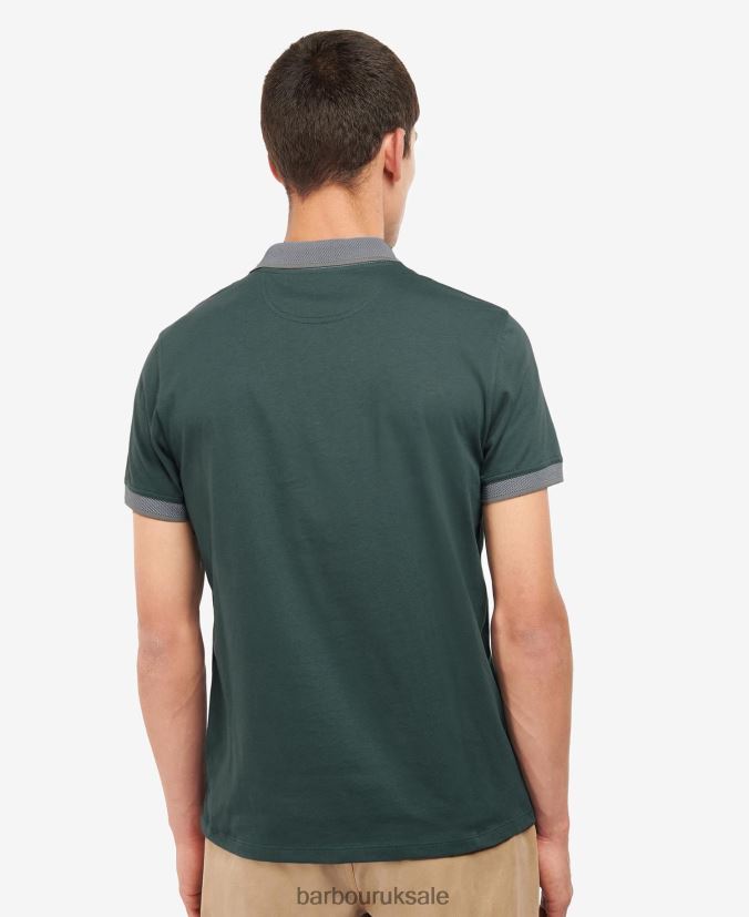 Cornsay Polo Shirt Barbour Men R08LB6562 Clothing Green Gables