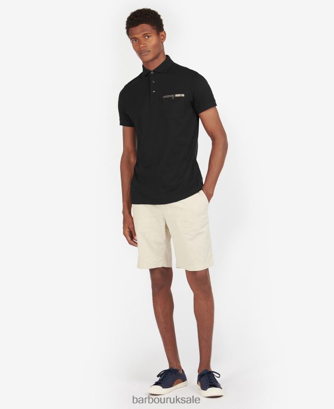 Corpatch Polo Shirt Barbour Men R08LB6554 Clothing Grey Marl/Stone