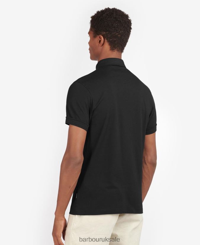 Corpatch Polo Shirt Barbour Men R08LB6554 Clothing Grey Marl/Stone