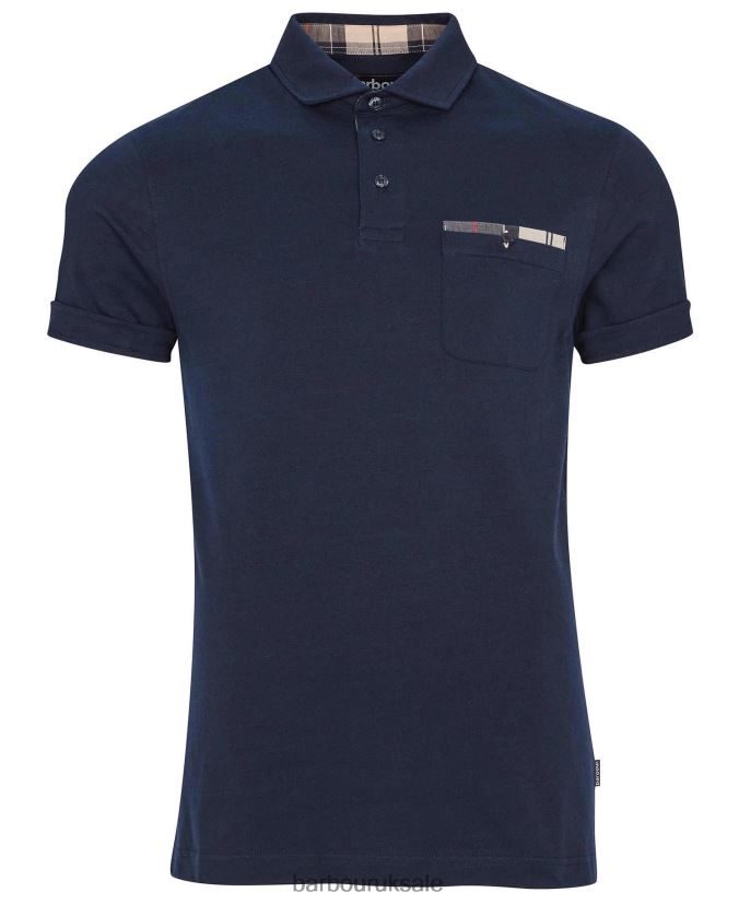 Corpatch Polo Shirt Barbour Men R08LB6568 Clothing White