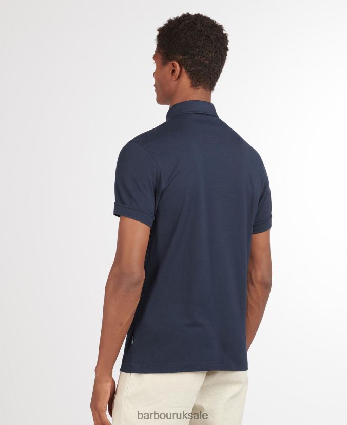 Corpatch Polo Shirt Barbour Men R08LB6568 Clothing White
