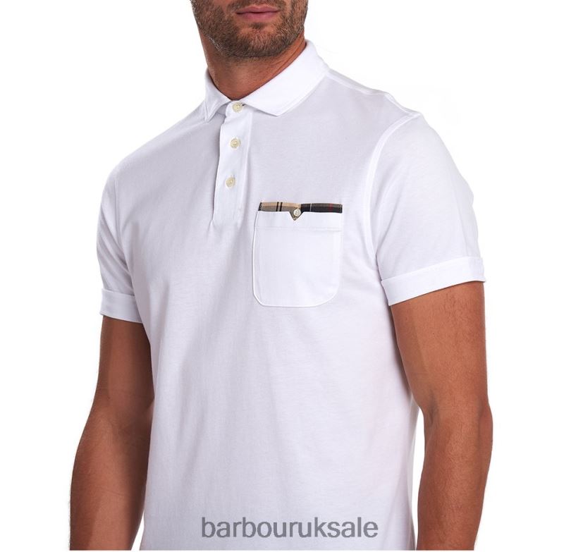 Corpatch Polo Shirt Barbour Men R08LB6624 Clothing Blue Steel