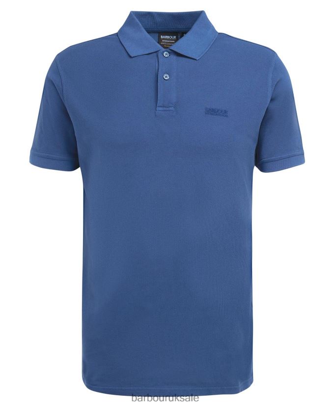 Essential Garment Dye Polo Shirt Barbour Men R08LB6680 Clothing Dusk Pink