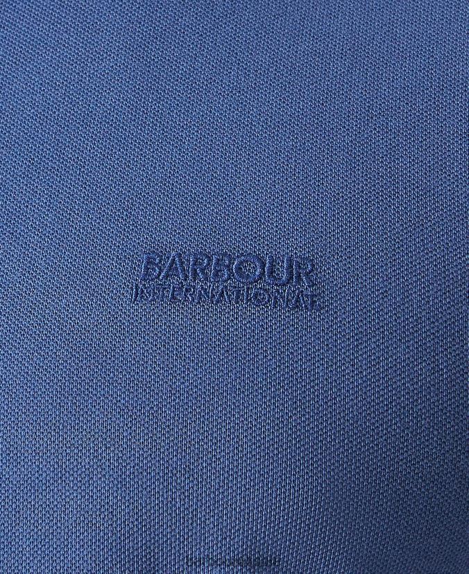Essential Garment Dye Polo Shirt Barbour Men R08LB6680 Clothing Dusk Pink