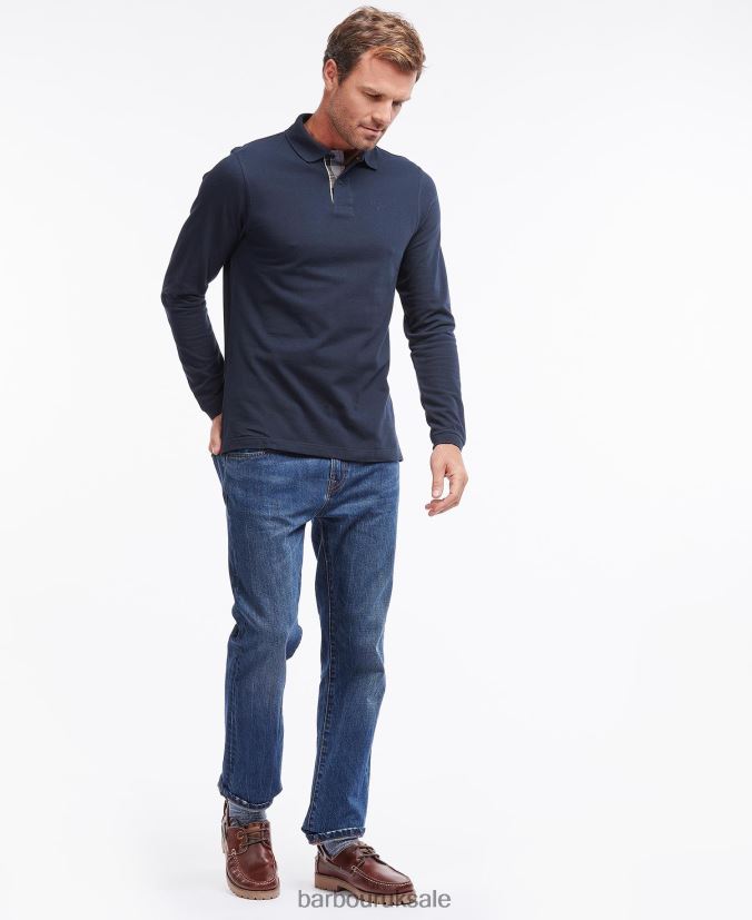 Essential Langarmshirt Sports Barbour Men R08LB6737 Clothing Forest