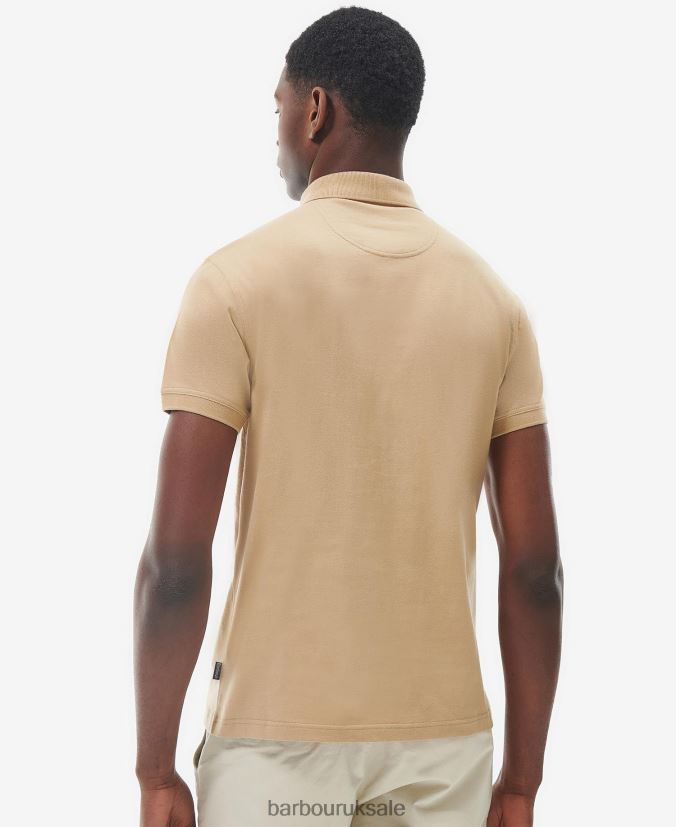 Hirstly Polo Shirt Barbour Men R08LB6572 Clothing Cornstalk