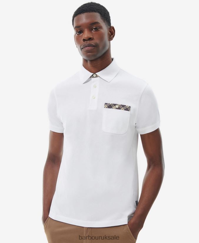 Hirstly Polo Shirt Barbour Men R08LB6597 Clothing Cornstalk