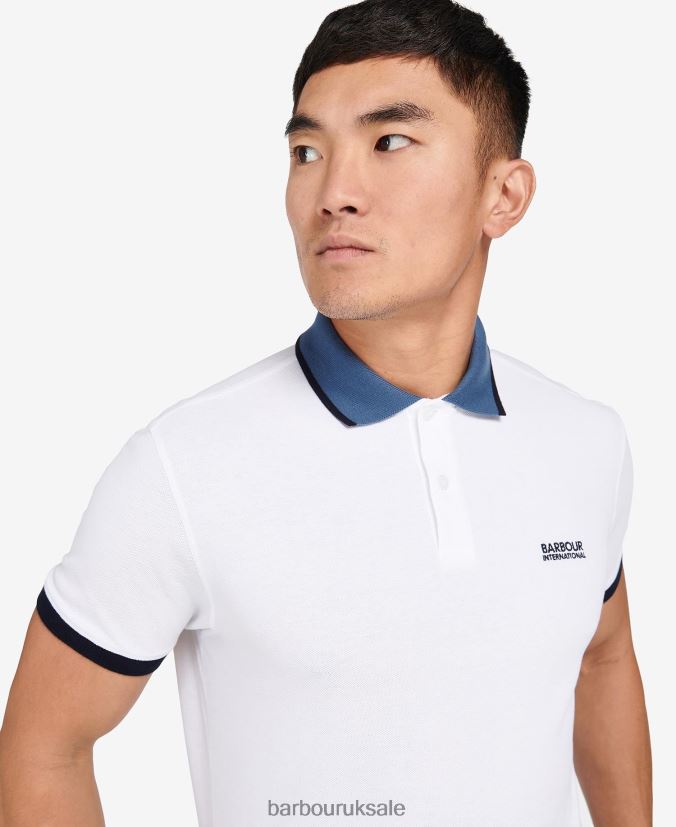 Howall Polo Shirt Barbour Men R08LB6586 Clothing Blue Horizon