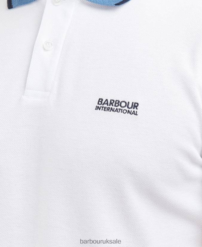 Howall Polo Shirt Barbour Men R08LB6586 Clothing Blue Horizon