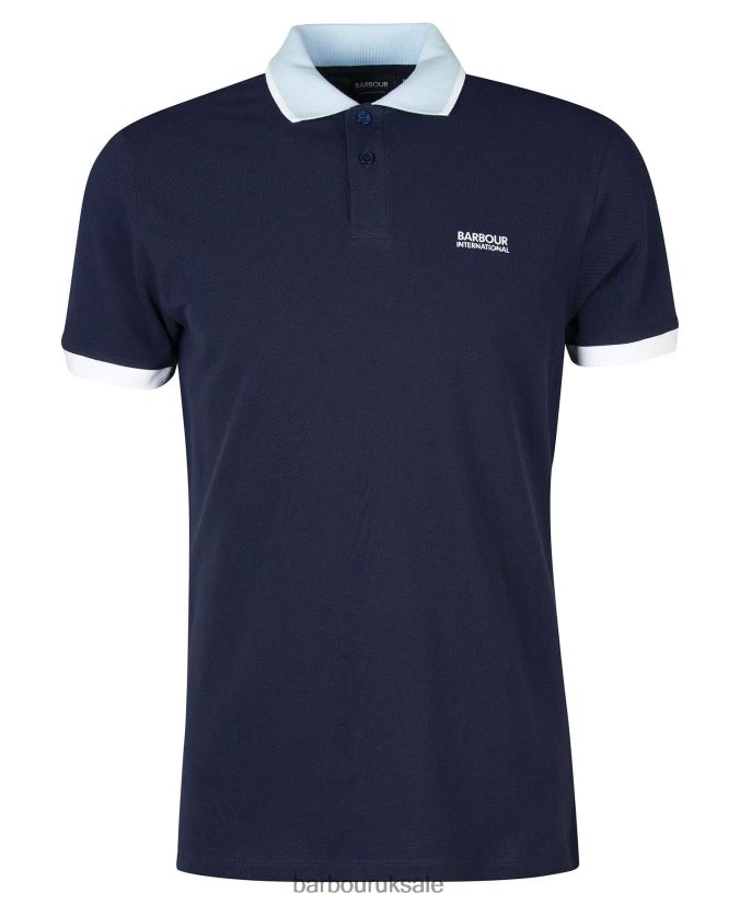 Howall Polo Shirt Barbour Men R08LB6660 Clothing Blue Horizon