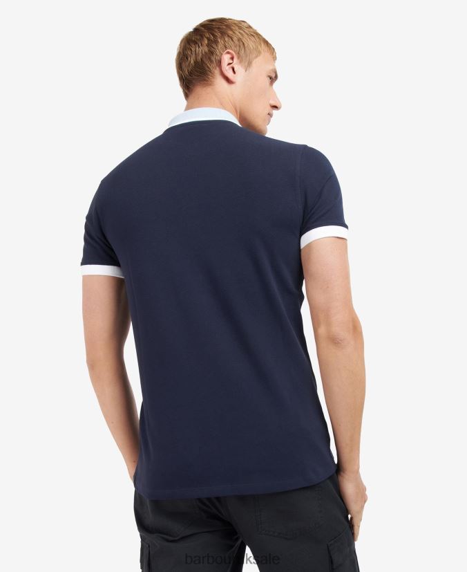 Howall Polo Shirt Barbour Men R08LB6660 Clothing Blue Horizon