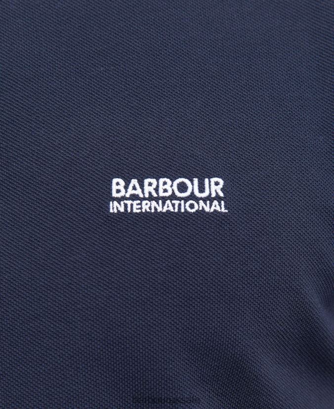 Howall Polo Shirt Barbour Men R08LB6660 Clothing Blue Horizon
