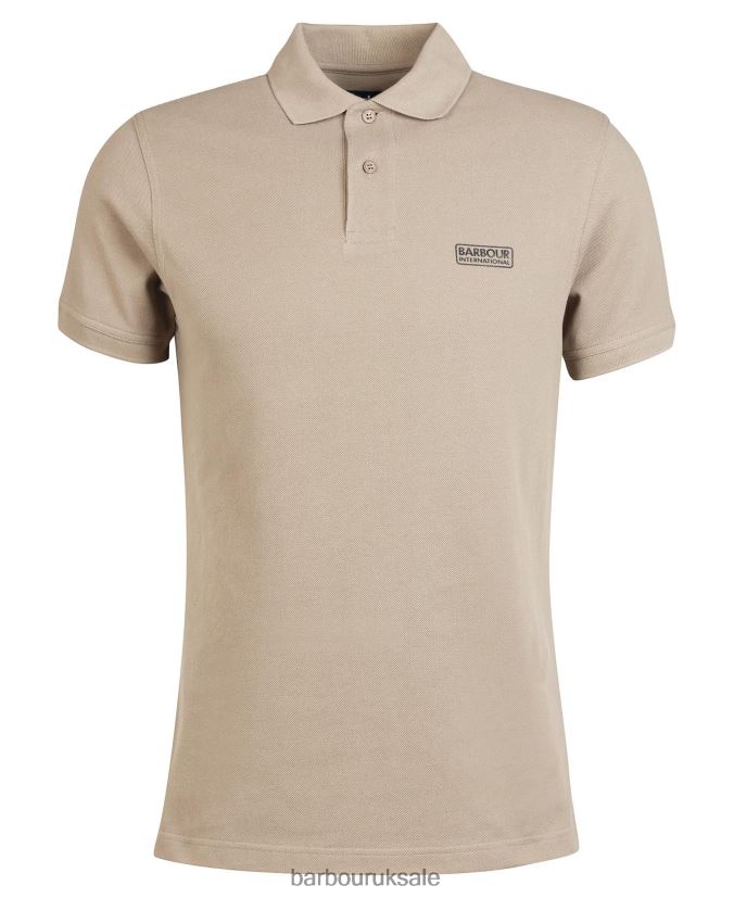 International Essential Polo Shirt Barbour Men R08LB6740 Clothing Dusky Khaki