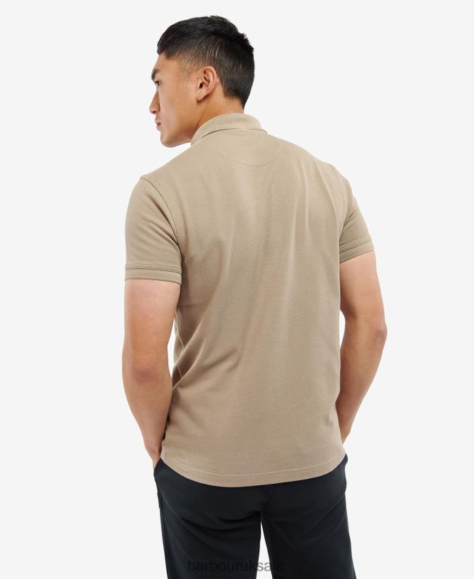 International Essential Polo Shirt Barbour Men R08LB6740 Clothing Dusky Khaki