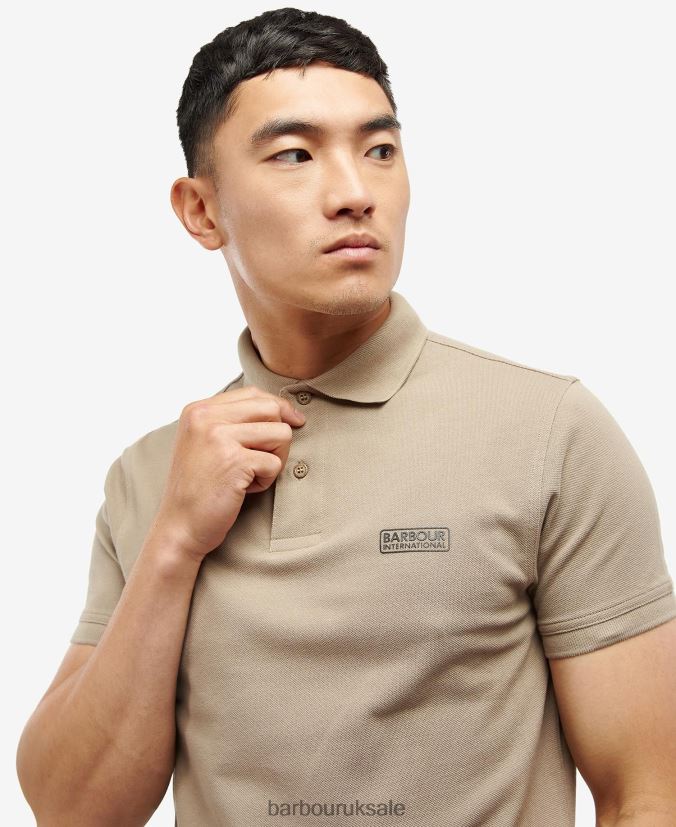 International Essential Polo Shirt Barbour Men R08LB6740 Clothing Dusky Khaki