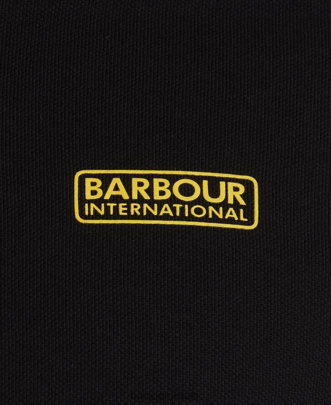International Essential Tipped Poloshirt Barbour Men R08LB6623 Clothing Mustard Bark