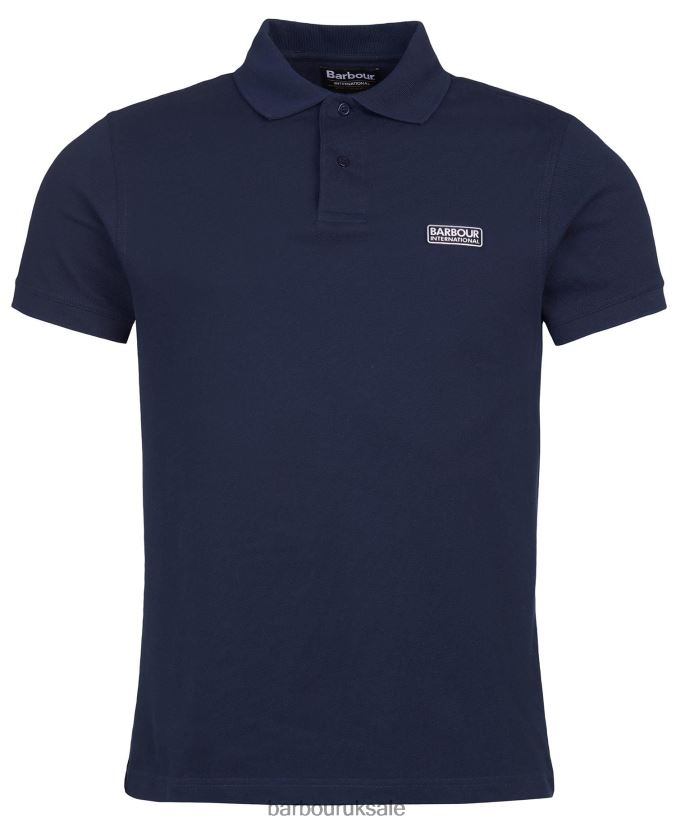 International Poloshirt International Essential Barbour Men R08LB6596 Clothing Deep Blue