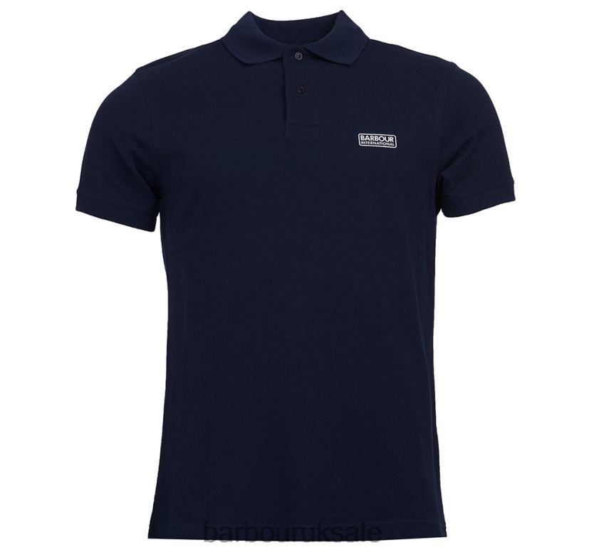 International Poloshirt International Essential Barbour Men R08LB6596 Clothing Deep Blue