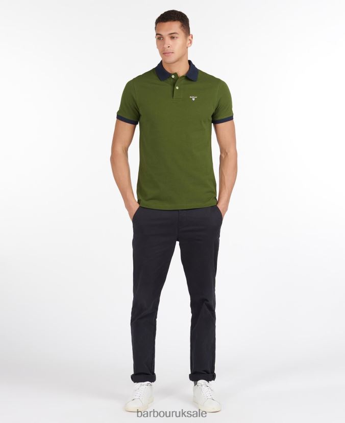 Lynton Polo Shirt Barbour Men R08LB6547 Clothing Heritage Blue