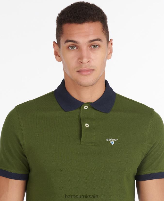 Lynton Polo Shirt Barbour Men R08LB6547 Clothing Heritage Blue