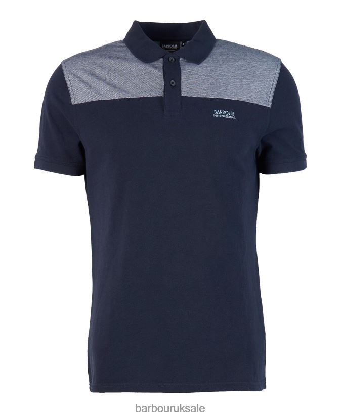 Morse Polo Shirt Barbour Men R08LB6700 Clothing Night Sky
