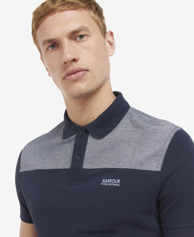 Morse Polo Shirt Barbour Men R08LB6700 Clothing Night Sky