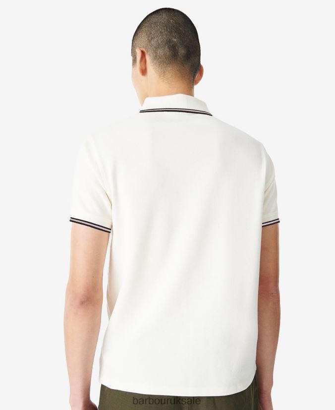 Rider Tipped Polo Shirt Barbour Men R08LB6594 Clothing Archive Olive
