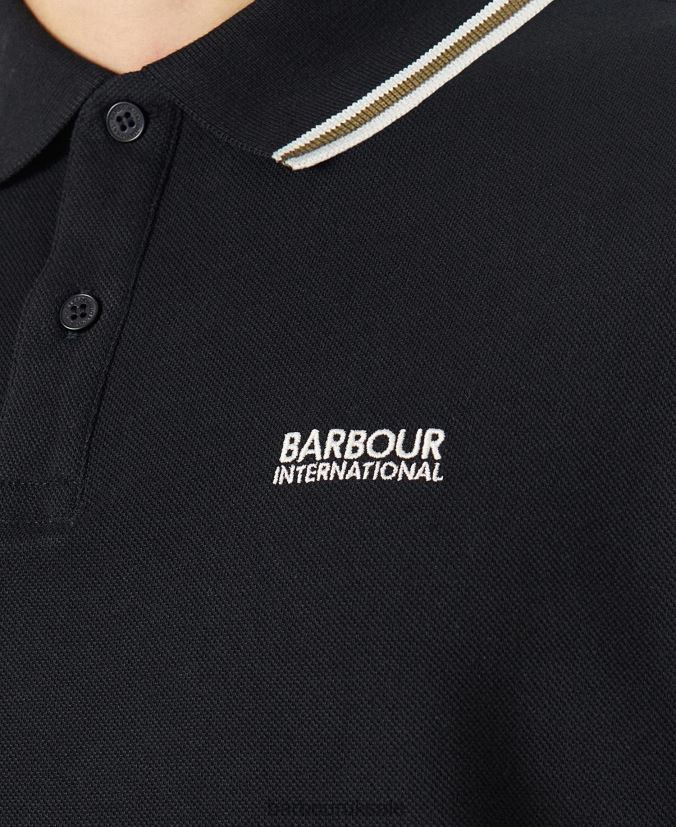 Rider Tipped Polo Shirt Barbour Men R08LB6646 Clothing Archive Olive