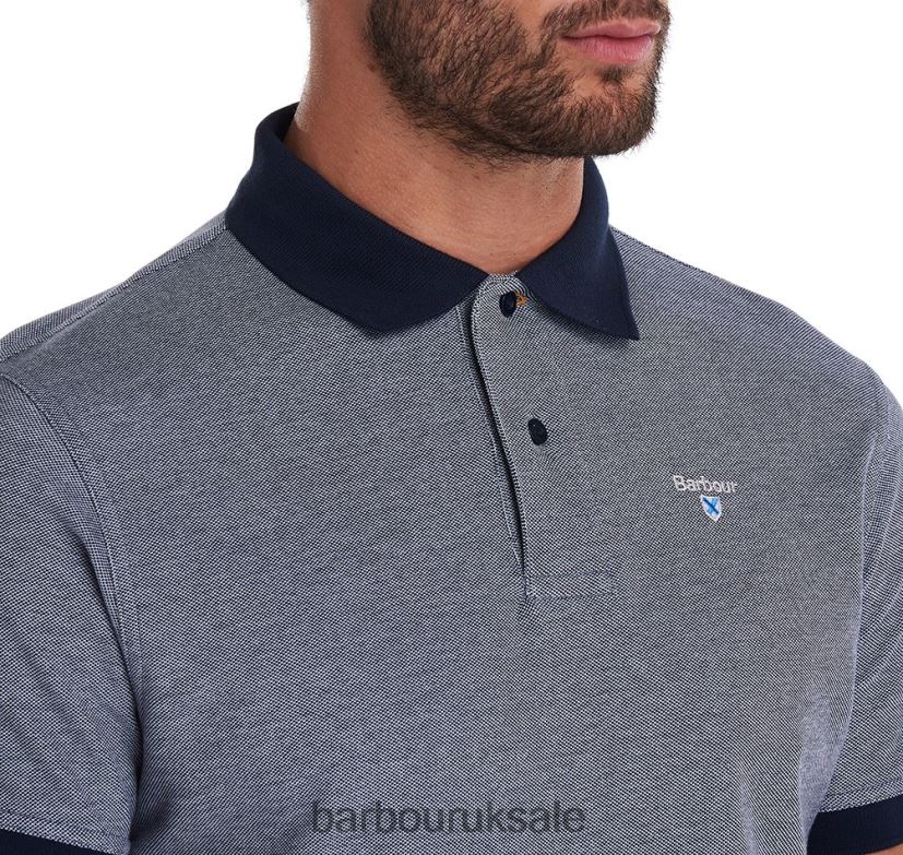 Sports Mix Polo Shirt Barbour Men R08LB6555 Clothing Dark Olive