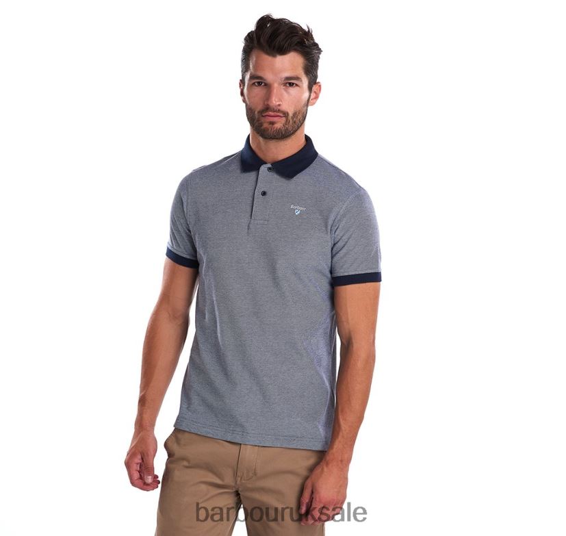 Sports Mix Polo Shirt Barbour Men R08LB6555 Clothing Dark Olive