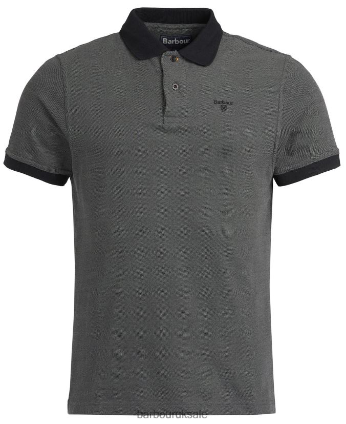 Sports Mix Polo Shirt Barbour Men R08LB6569 Clothing Dark Olive