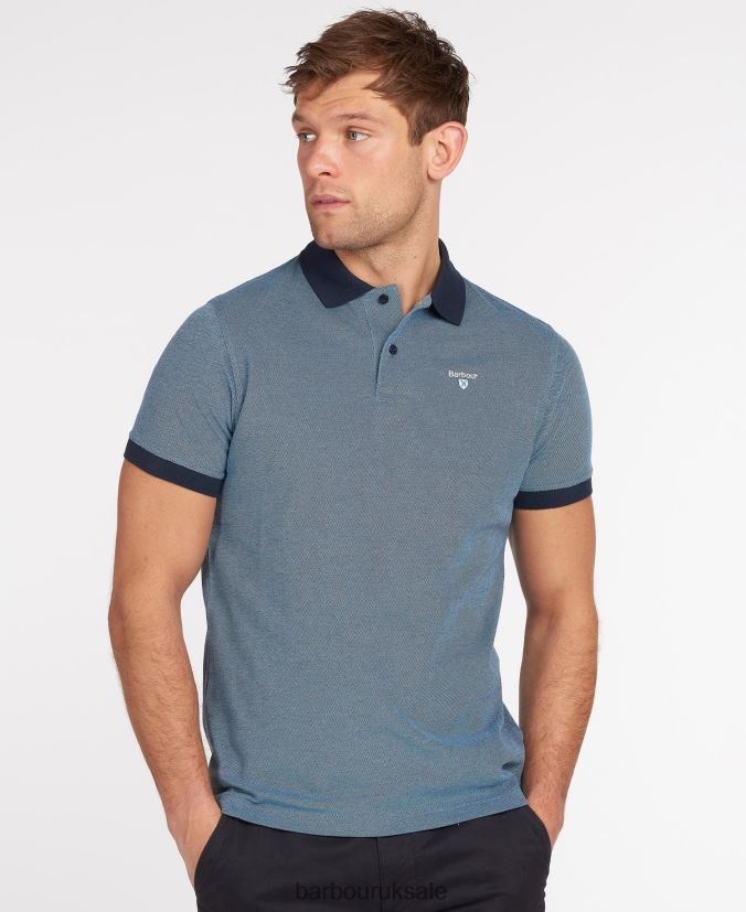 Sports Mix Polo Shirt Barbour Men R08LB6591 Clothing Dark Olive
