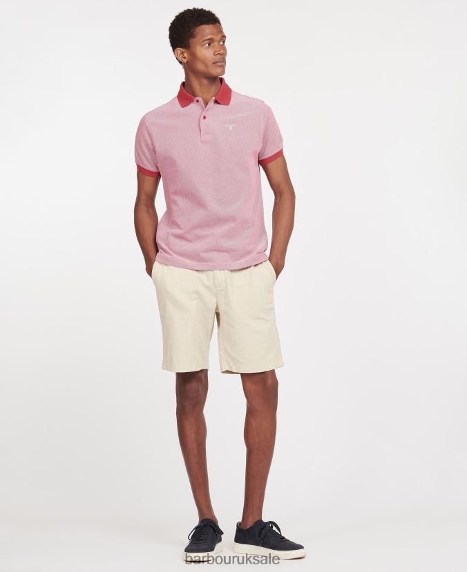 Sports Mix Polo Shirt Barbour Men R08LB6617 Clothing Dark Olive