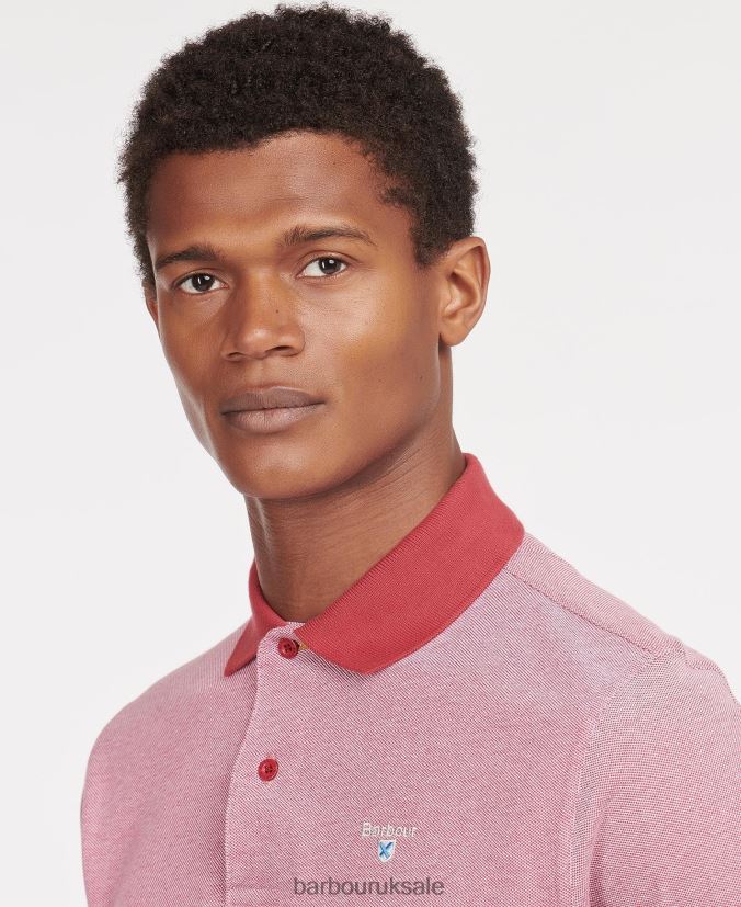 Sports Mix Polo Shirt Barbour Men R08LB6617 Clothing Dark Olive