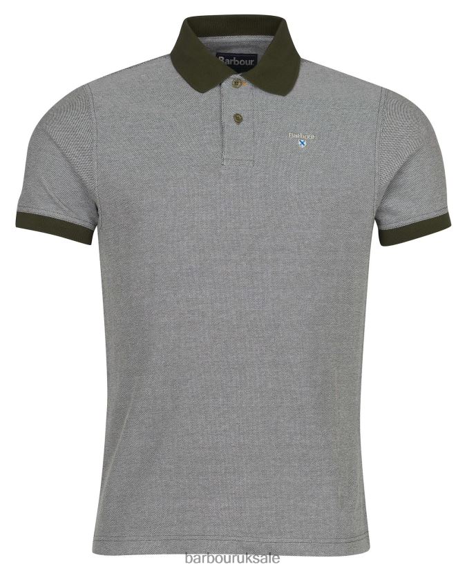 Sports Polo Mix Shirt Barbour Men R08LB6602 Clothing Black