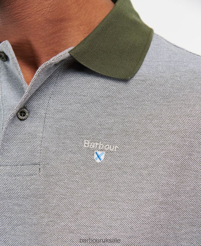 Sports Polo Mix Shirt Barbour Men R08LB6602 Clothing Black