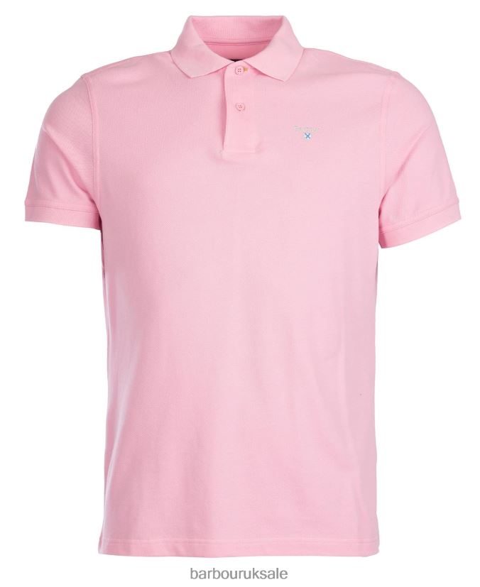 Sports Polo Shirt Barbour Men R08LB6546 Clothing Grey Marl
