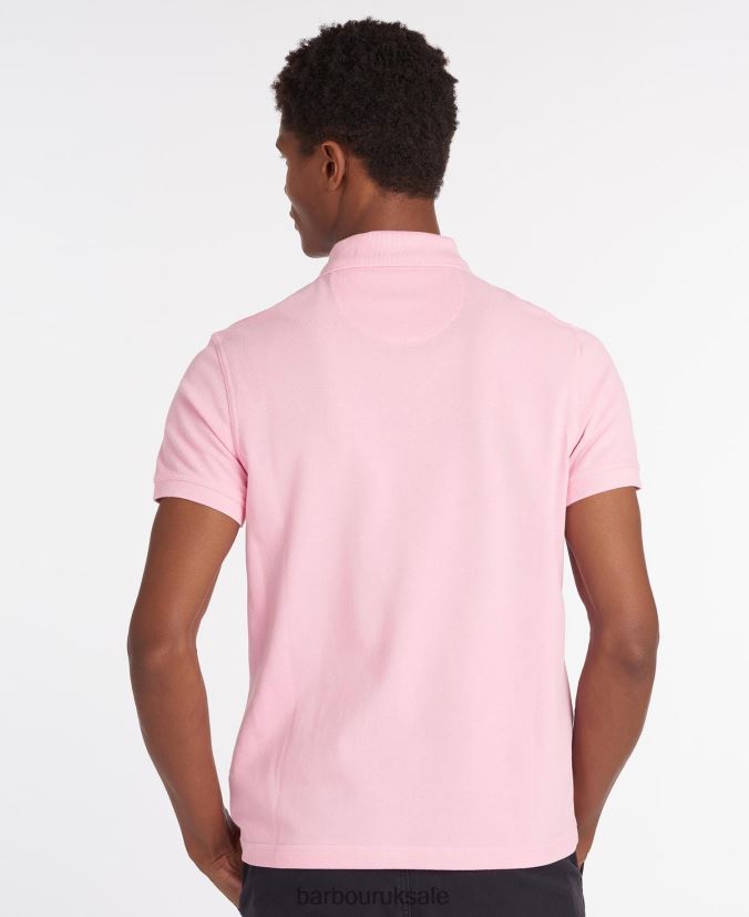 Sports Polo Shirt Barbour Men R08LB6546 Clothing Grey Marl