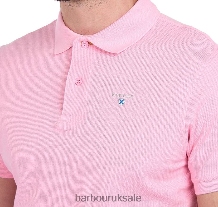 Sports Polo Shirt Barbour Men R08LB6546 Clothing Grey Marl
